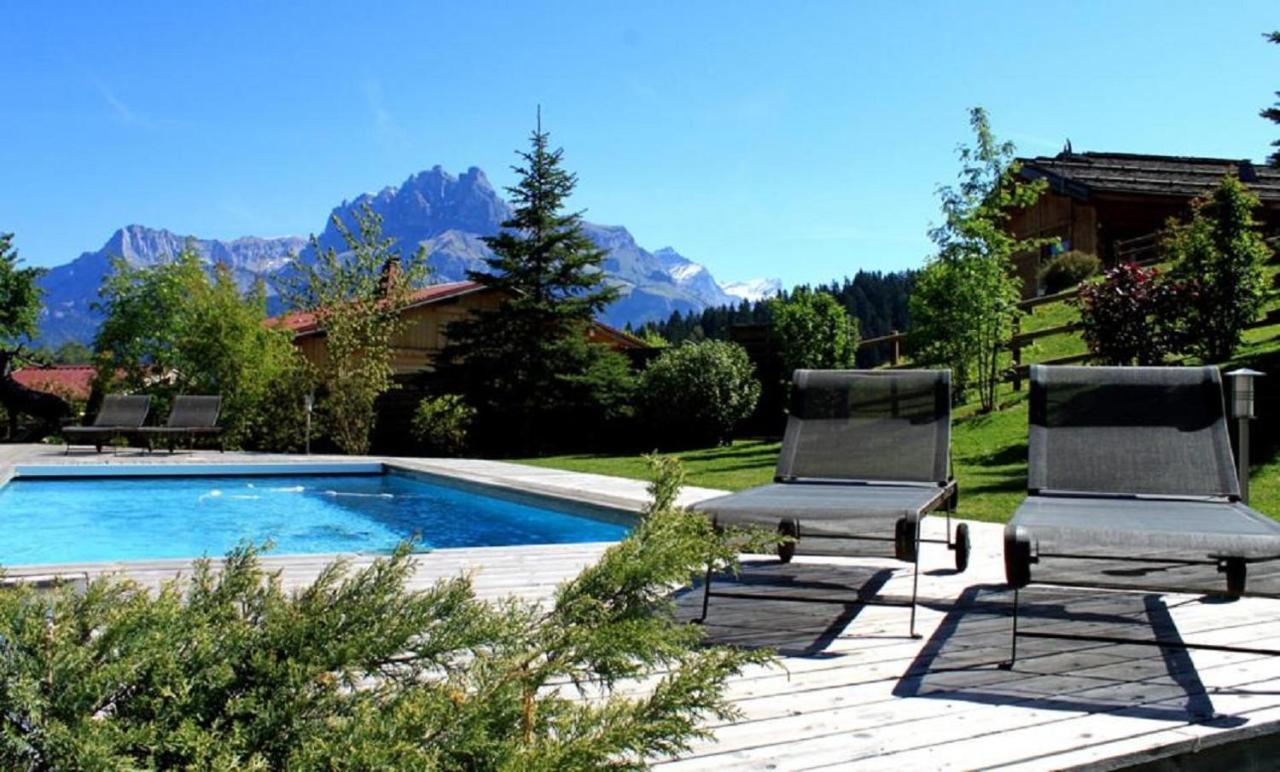 Le Cerf Amoureux Chalet Prive & Spa Sallanches Ngoại thất bức ảnh